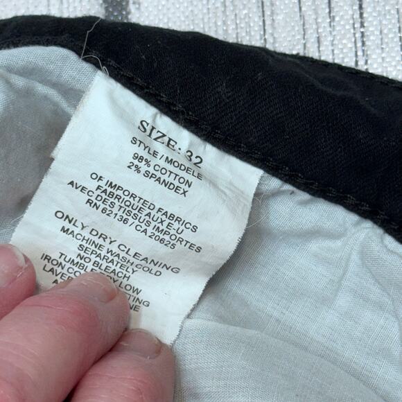 Men’s Balmain Black and Red Stripe Biker Jeans Size 32 - Picture 3 of 5